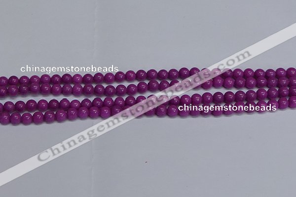 CMJ254 15.5 inches 6mm round Mashan jade beads wholesale