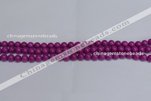 CMJ255 15.5 inches 8mm round Mashan jade beads wholesale