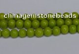 CMJ267 15.5 inches 4mm round Mashan jade beads wholesale