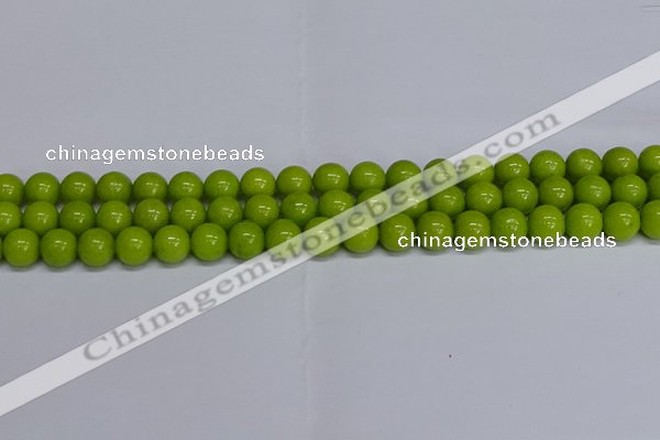 CMJ270 15.5 inches 10mm round Mashan jade beads wholesale