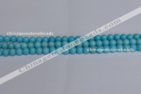 CMJ276 15.5 inches 8mm round Mashan jade beads wholesale