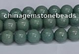 CMJ283 15.5 inches 8mm round Mashan jade beads wholesale