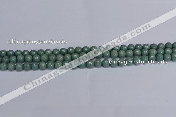 CMJ283 15.5 inches 8mm round Mashan jade beads wholesale