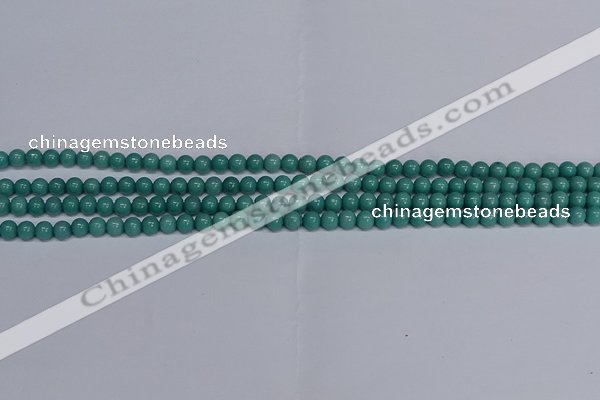 CMJ288 15.5 inches 4mm round Mashan jade beads wholesale