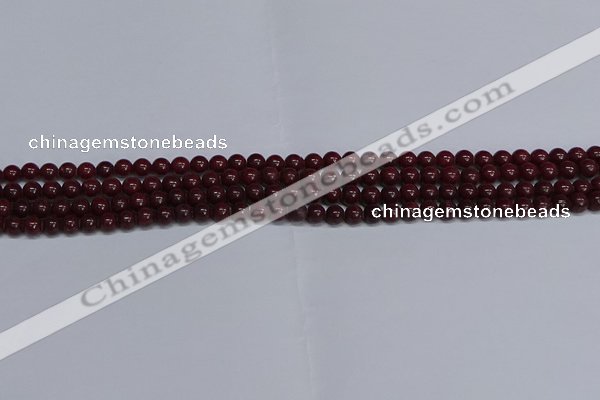 CMJ29 15.5 inches 4mm round Mashan jade beads wholesale