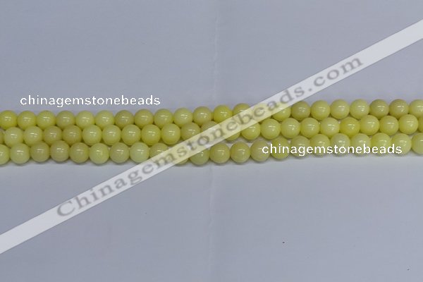 CMJ297 15.5 inches 8mm round Mashan jade beads wholesale