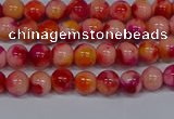 CMJ400 15.5 inches 4mm round rainbow jade beads wholesale