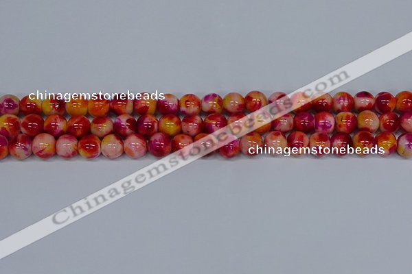 CMJ403 15.5 inches 10mm round rainbow jade beads wholesale