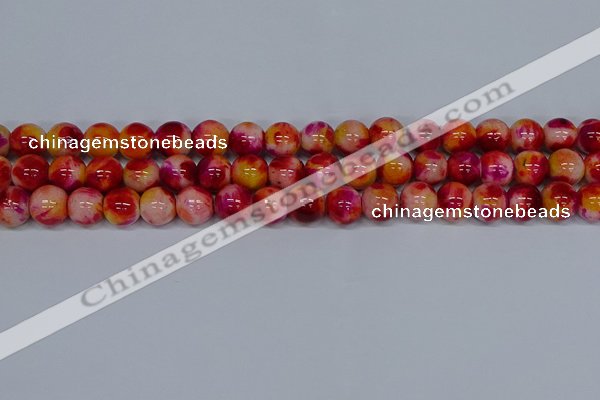 CMJ404 15.5 inches 12mm round rainbow jade beads wholesale