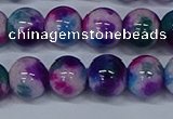 CMJ411 15.5 inches 12mm round rainbow jade beads wholesale