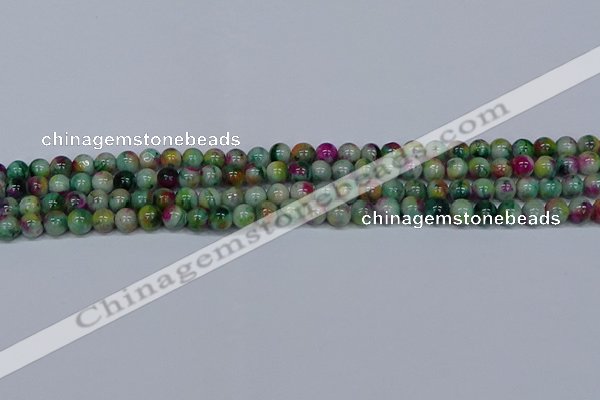 CMJ415 15.5 inches 6mm round rainbow jade beads wholesale