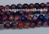 CMJ428 15.5 inches 4mm round rainbow jade beads wholesale