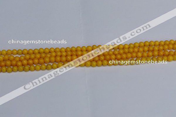 CMJ43 15.5 inches 4mm round Mashan jade beads wholesale