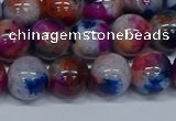 CMJ432 15.5 inches 12mm round rainbow jade beads wholesale