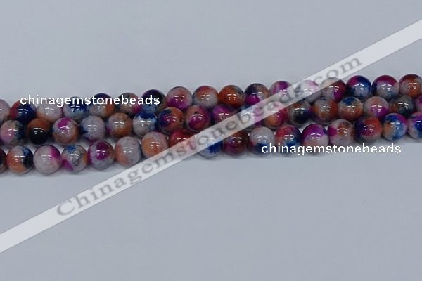 CMJ432 15.5 inches 12mm round rainbow jade beads wholesale