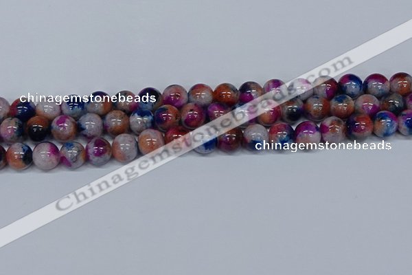 CMJ432 15.5 inches 12mm round rainbow jade beads wholesale