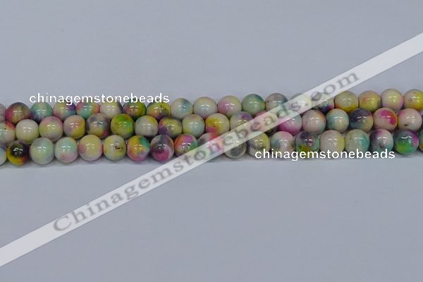 CMJ438 15.5 inches 10mm round rainbow jade beads wholesale