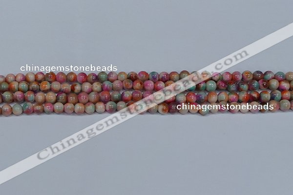 CMJ443 15.5 inches 6mm round rainbow jade beads wholesale