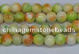 CMJ450 15.5 inches 6mm round rainbow jade beads wholesale