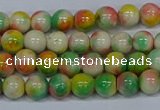 CMJ457 15.5 inches 6mm round rainbow jade beads wholesale