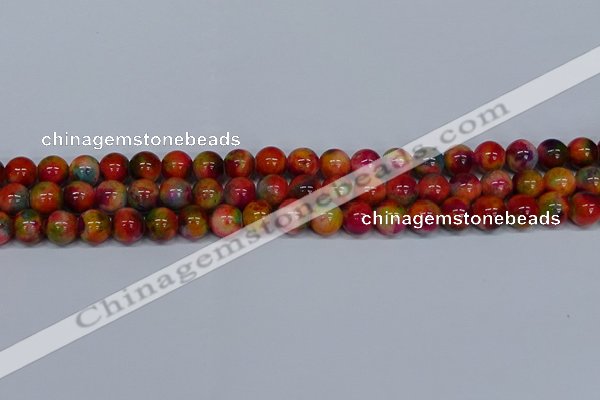 CMJ473 15.5 inches 10mm round rainbow jade beads wholesale