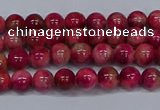 CMJ477 15.5 inches 4mm round rainbow jade beads wholesale