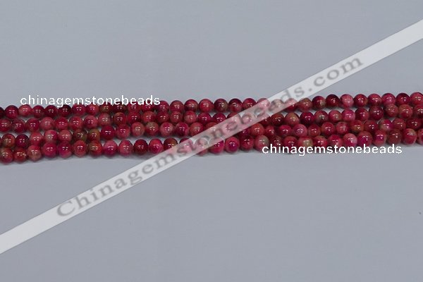 CMJ477 15.5 inches 4mm round rainbow jade beads wholesale