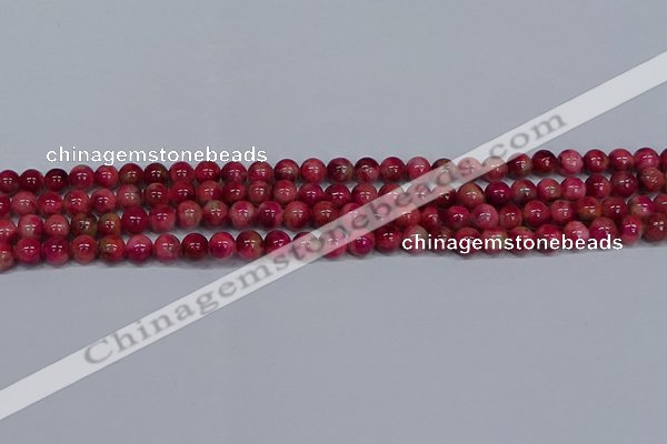 CMJ478 15.5 inches 6mm round rainbow jade beads wholesale