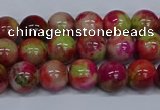 CMJ479 15.5 inches 8mm round rainbow jade beads wholesale