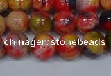 CMJ487 15.5 inches 10mm round rainbow jade beads wholesale