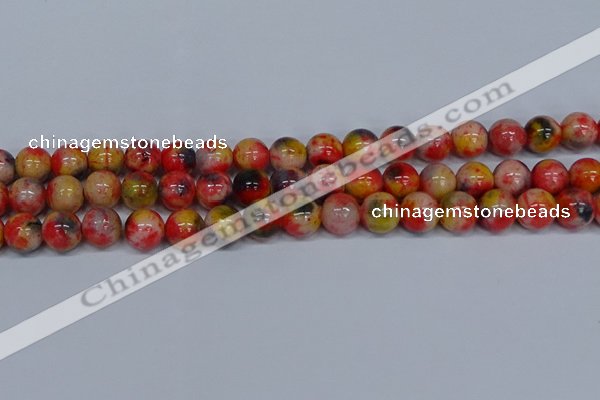 CMJ488 15.5 inches 12mm round rainbow jade beads wholesale