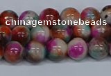 CMJ493 15.5 inches 8mm round rainbow jade beads wholesale