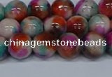 CMJ494 15.5 inches 10mm round rainbow jade beads wholesale