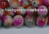 CMJ495 15.5 inches 12mm round rainbow jade beads wholesale