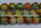 CMJ501 15.5 inches 10mm round rainbow jade beads wholesale