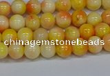 CMJ506 15.5 inches 6mm round rainbow jade beads wholesale