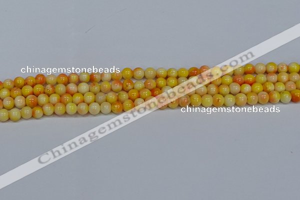 CMJ506 15.5 inches 6mm round rainbow jade beads wholesale