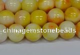 CMJ508 15.5 inches 10mm round rainbow jade beads wholesale