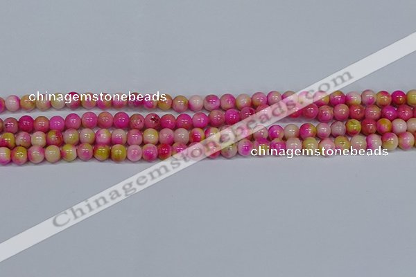 CMJ513 15.5 inches 6mm round rainbow jade beads wholesale