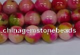 CMJ515 15.5 inches 10mm round rainbow jade beads wholesale