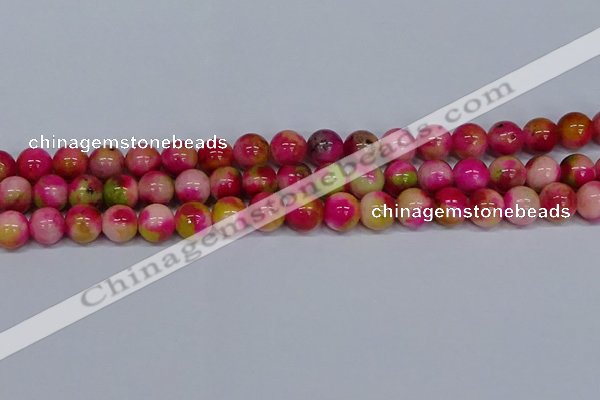 CMJ516 15.5 inches 12mm round rainbow jade beads wholesale