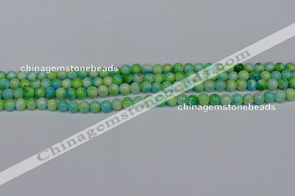 CMJ520 15.5 inches 6mm round rainbow jade beads wholesale