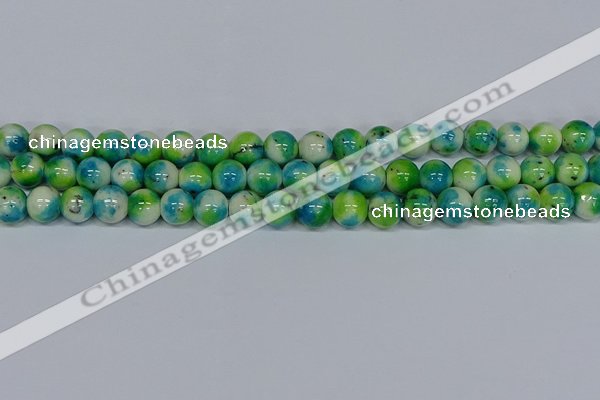 CMJ523 15.5 inches 12mm round rainbow jade beads wholesale