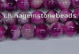 CMJ528 15.5 inches 8mm round rainbow jade beads wholesale