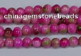 CMJ547 15.5 inches 4mm round rainbow jade beads wholesale