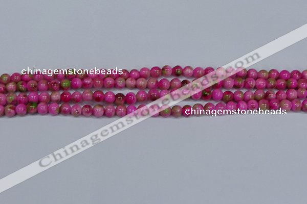 CMJ548 15.5 inches 6mm round rainbow jade beads wholesale