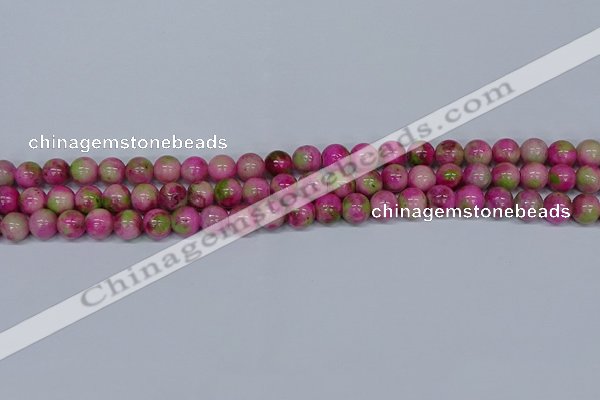 CMJ549 15.5 inches 8mm round rainbow jade beads wholesale