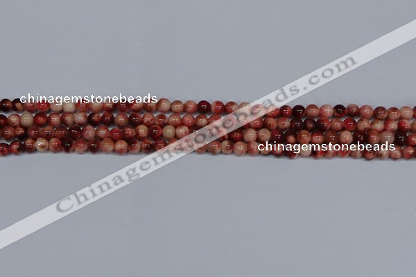 CMJ554 15.5 inches 4mm round rainbow jade beads wholesale