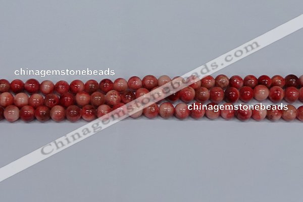 CMJ556 15.5 inches 8mm round rainbow jade beads wholesale