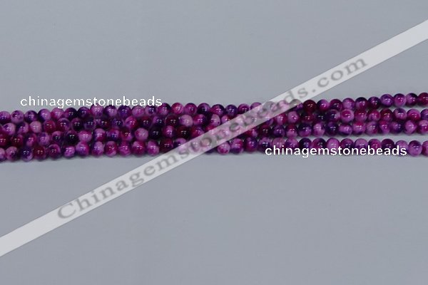 CMJ582 15.5 inches 4mm round rainbow jade beads wholesale